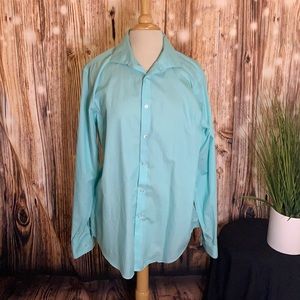 Calvin Klein slim fit teal blue